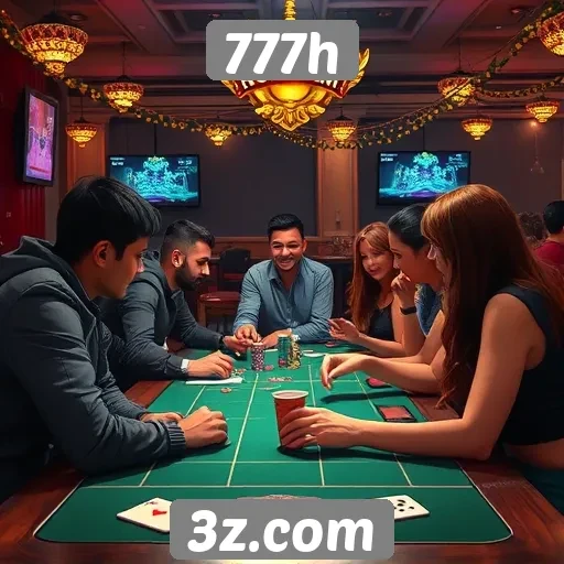 Interação social entre jogadores no 777h